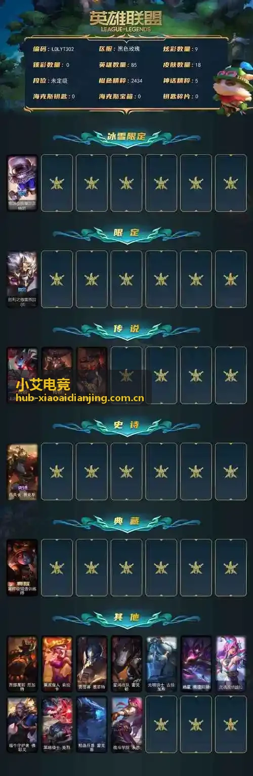 关于小艾电竞品牌信息